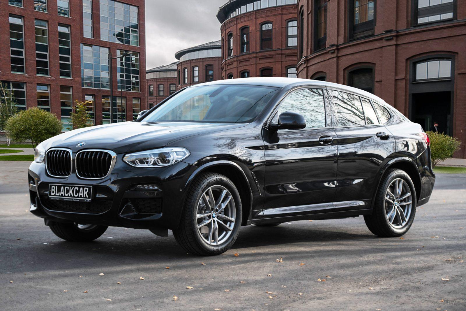 Аренда BMW X4 черный в Москве, взять в прокат без водителя