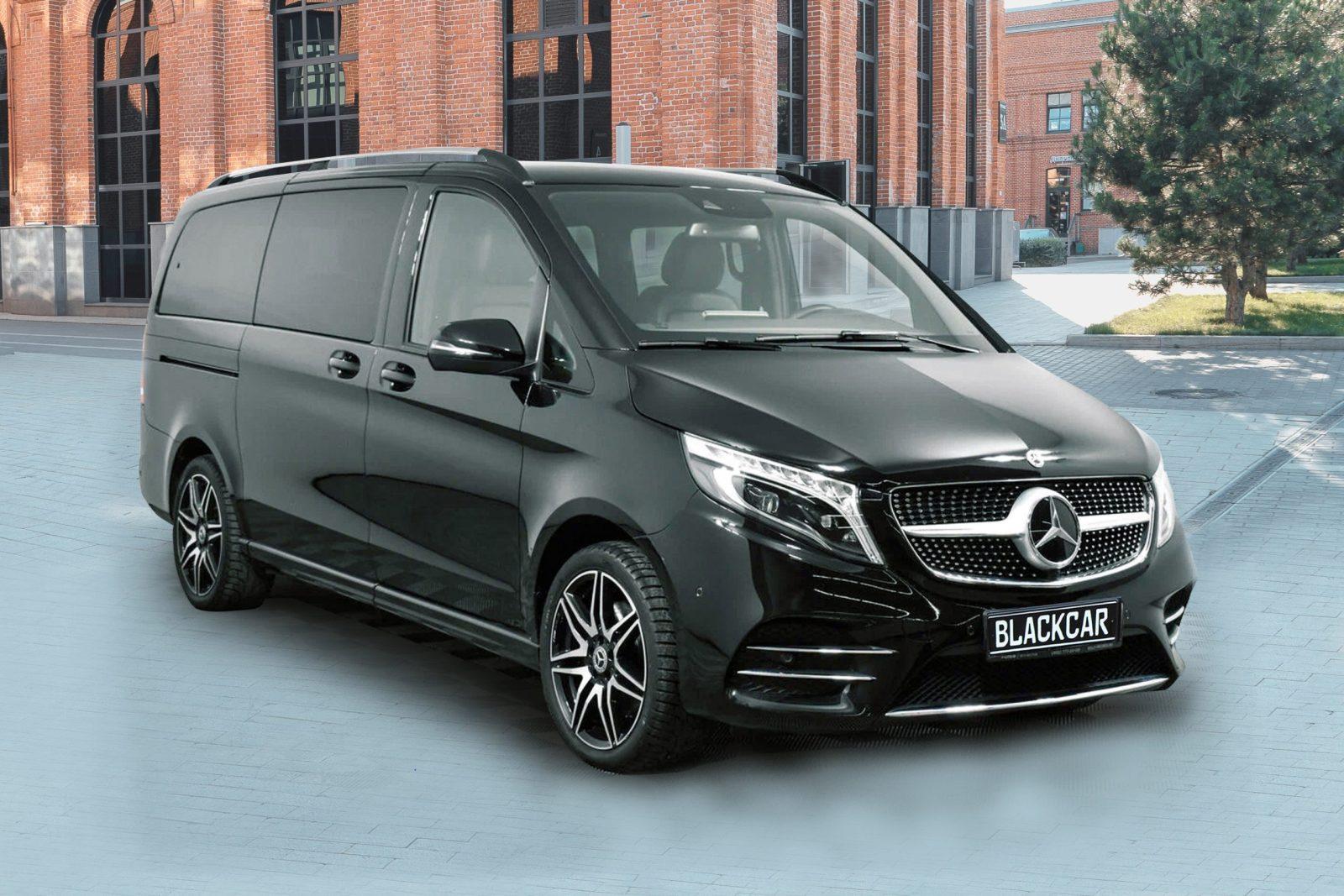 Аренда Mercedes V220D AMG черный в Москве, взять в прокат без водителя,  цена – BlackCar