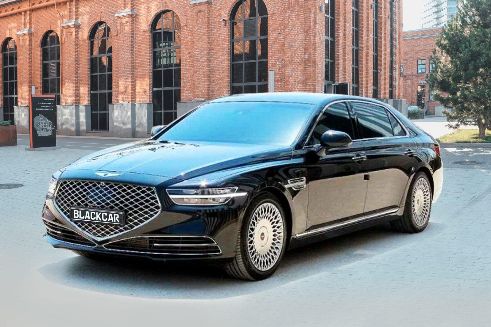 Аренда Genesis G90 в Москве от 17400 рублей | Blackcar.rent