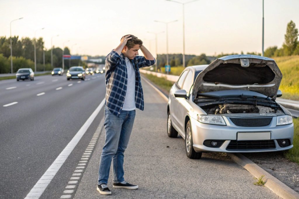 Что делать, если арендованное авто сломалось в дальней дороге? — BlackCar