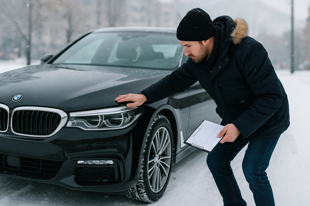Что проверять при получении премиального автомобиля зимой? Чек-лист от профессионалов — BlackCar