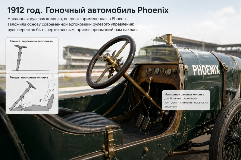 Эволюция руля: от деревянного штурвала до джойстика в Tesla