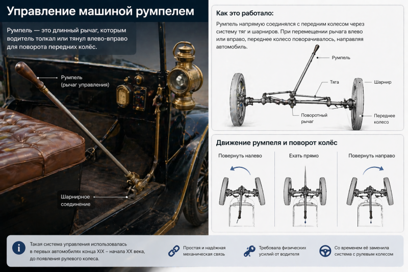 Эволюция руля: от деревянного штурвала до джойстика в Tesla